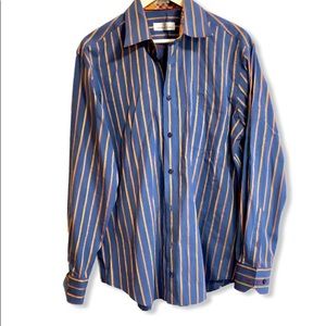 Bugatchi Uomo Shaped Fit Dress Shirt Large